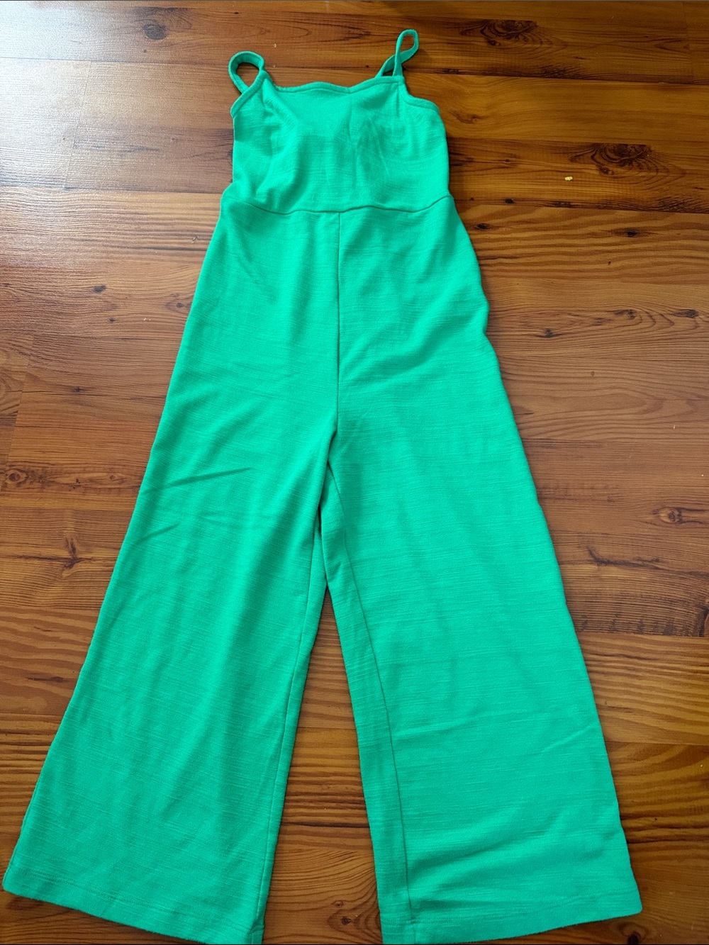 NWT Copper Key Bright Teal Spaghetti-Strap Wide-Leg Jumpsuit